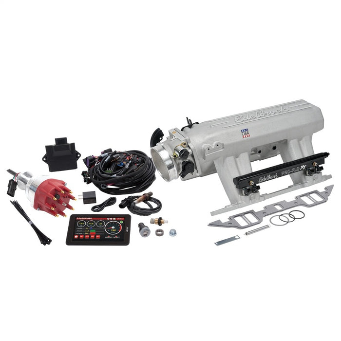 Système Edelbrock Pro Flo 4 XT EFI Seq Port BB Chrysler RB 413-440ci 625 CV max. 35 lb/h Finition satinée