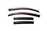 Déflecteurs de vitres avant et arrière AVS 07-12 Dodge Caliber Ventvisor 4 pièces - Fumé