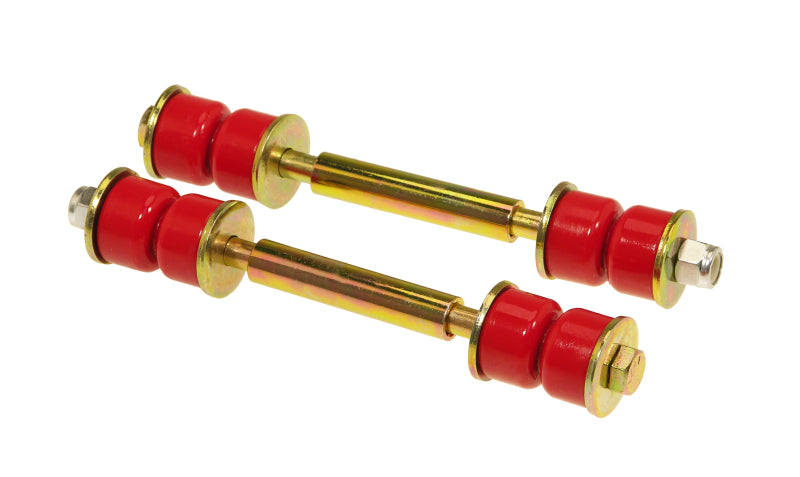 Ensemble de maillons d'extrémité universels Prothane - Longueur de montage de 4 1/2 po - Rouge