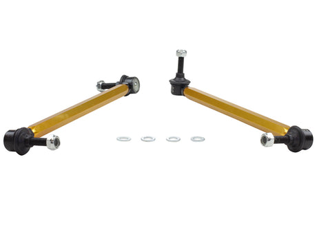 Kit de liaison de barre stabilisatrice avant Whiteline 06/05+ Ford Focus LS / 05/09+ Mazda 3 BK avec rotule en acier réglable H/Duty