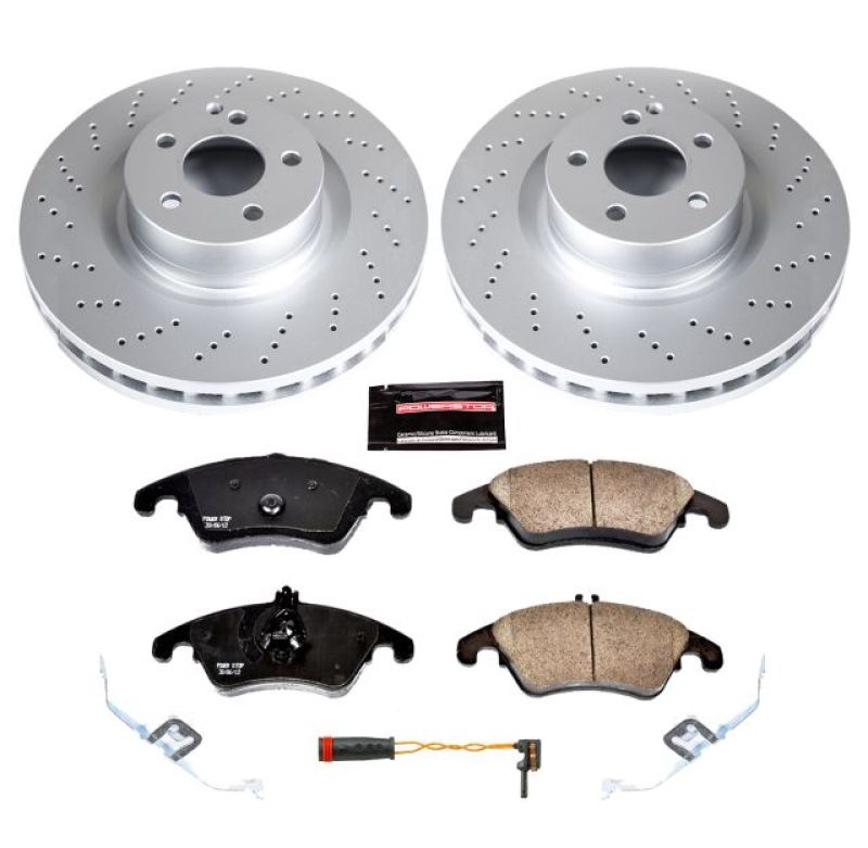 Power Stop 12-15 Mercedes-Benz C250 Front Z23 Evolution Sport Coated Brake Kit