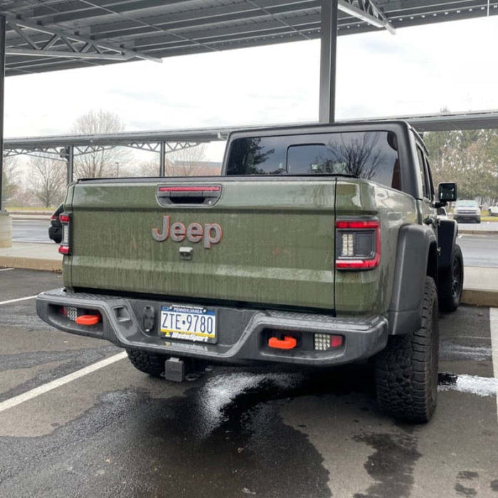 Feux de recul à LED pour pare-chocs arrière Oracle Jeep Gladiator JT avec faisceau Plug &amp; Play - 6 000 K VOIR LA GARANTIE