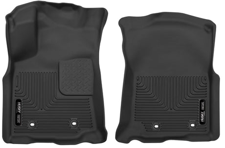 Revêtements de sol avant noirs Husky Liners 2018 Toyota Tacoma Crew/Extended Cab X-Act Contour