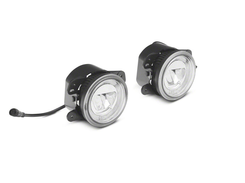 Feux antibrouillard LED DRL de la série Axial de Raxiom 10-23 pour Jeep Wrangler JK et JL