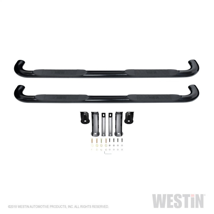 Westin 2019 Chevrolet Silverado/Sierra 1500 Crew Cab Platinum 4 Oval Nerf Step Bars - Black