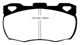 Plaquettes de frein avant EBC 92-97 Land Rover Defender Greenstuff