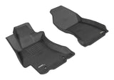 3D MAXpider 2012-2019 Subaru Impreza/XV Crosstrek/WRX/Sti Kagu 1st Row Floormat - Black 3D MAXpider
