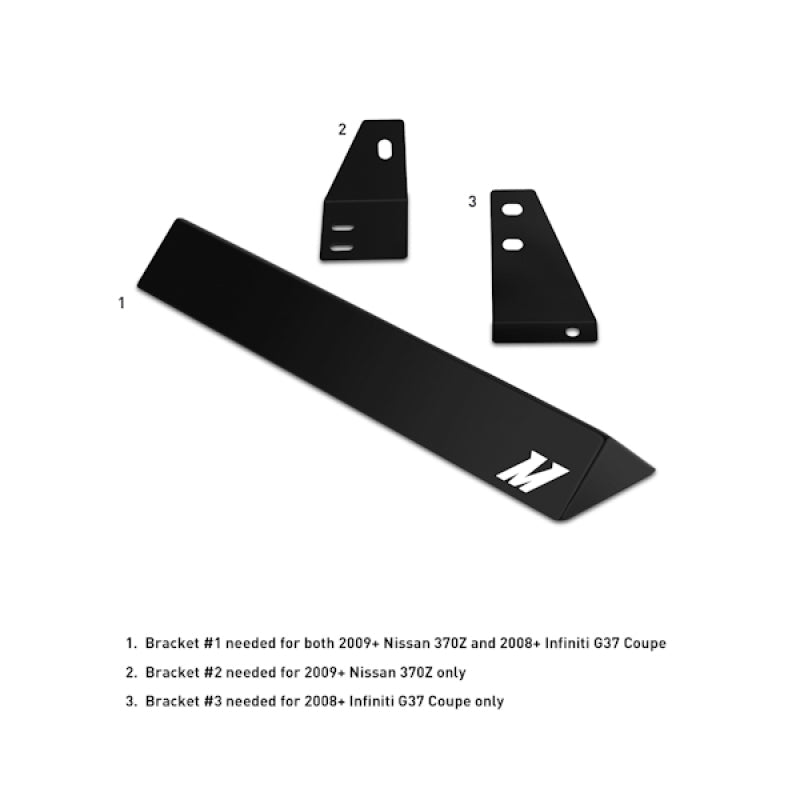 Kit de refroidisseur d'huile Mishimoto 09+ Nissan 370Z / 08+ Infiniti G37 (coupé uniquement)