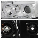 Spyder Toyota Tundra 07-13 Projector Headlights LED Halo LED Chrm PRO-YD-TTU07-HL-C