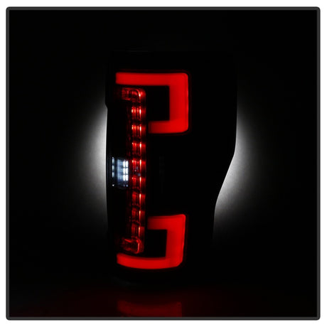 Feux arrière à LED Spyder 17-18 Ford F-250 Super Duty (sauf modèles à LED) - Noir Smk (ALT-YD-FS17-LED-BSM)