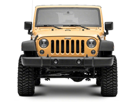 Feux antibrouillard à DEL Raxiom 07-18 Jeep Wrangler JK Axial Series 4 pouces - Transparent