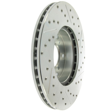 Rotor avant droit fendu et percé StopTech Select Sport 06-08 Honda Civic GX / 98-02 Accord V7