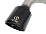 aFe Takeda 11-16 Scion TC 2.5L 2 1/4-2 1/2po Échappement arrière en acier inoxydable avec embout noir