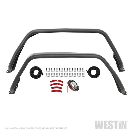 Garde-boue tubulaire Westin 2020 Jeep Gladiator - Arrière - Noir texturé