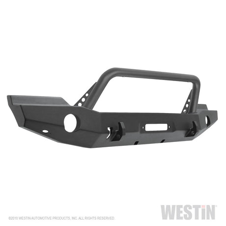 Pare-chocs avant pleine largeur Westin 07-18 Jeep Wrangler JK WJ2 avec pare-buffles noir texturé