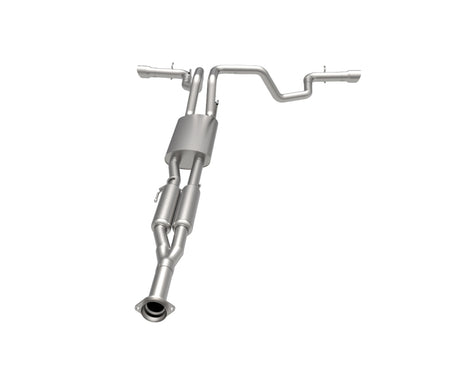 Échappement Kooks 2021+ Ford F150 2,7/3,5/5,0 L 3 pouces à double sortie latérale avec embouts polis