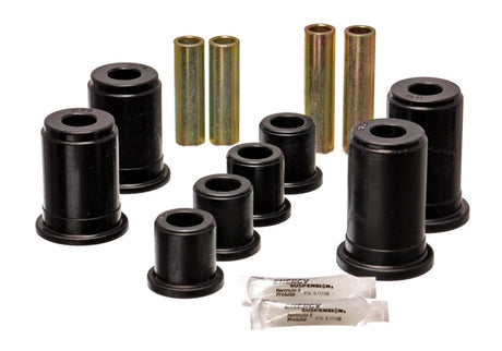 Ensemble de bagues de bras de suspension avant et inférieur noires pour Chevy Silverado/GMC Sierra 99-04 Energy Suspension