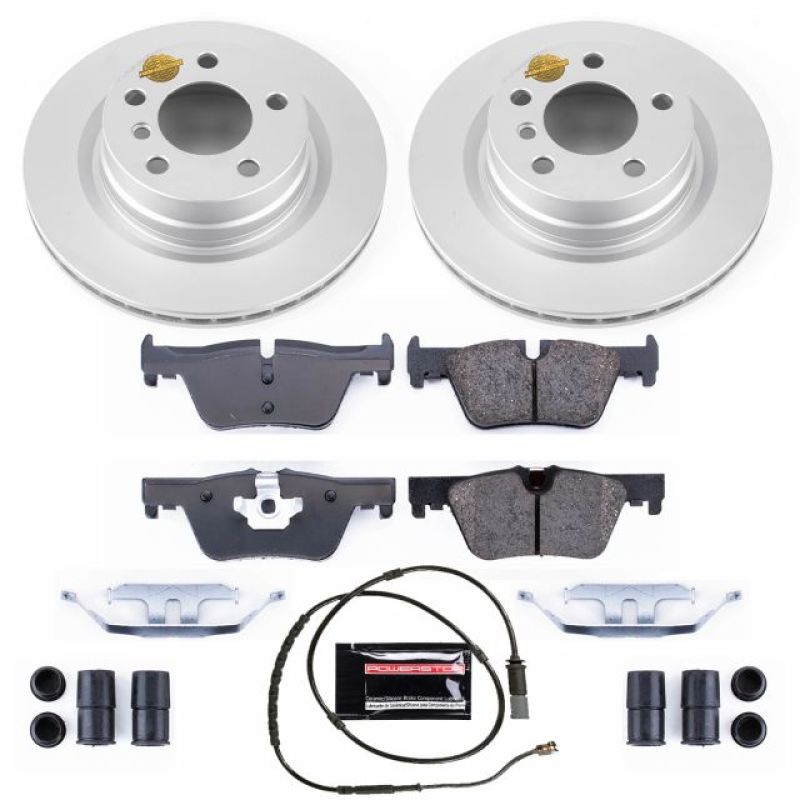 Power Stop 14-16 BMW 228i Rear Z23 Evolution Sport Coated Brake Kit