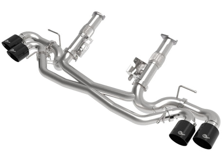 aFe MACH Force-Xp Cat-Back 3 po à 2 1/2 po 304SS (sans silencieux) 2020 Chevy Corvette (C8) 6,2 L - Embout noir
