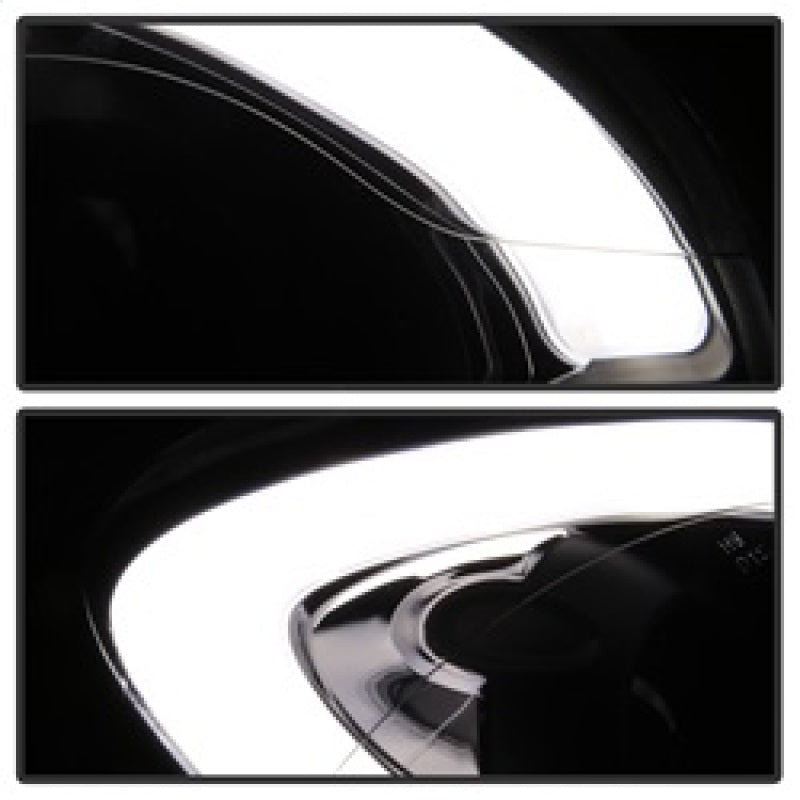 Phares Spyder Mini Cooper Countryman 11-15 - Modèle halogène uniquement - Noir PRO-YD-MCO11-DRL-BK