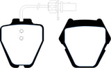 Plaquettes de frein avant Redstuff EBC 99-01 Audi A6 Quattro 2.7 Twin Turbo Sedan (jeu de 8 plaquettes)