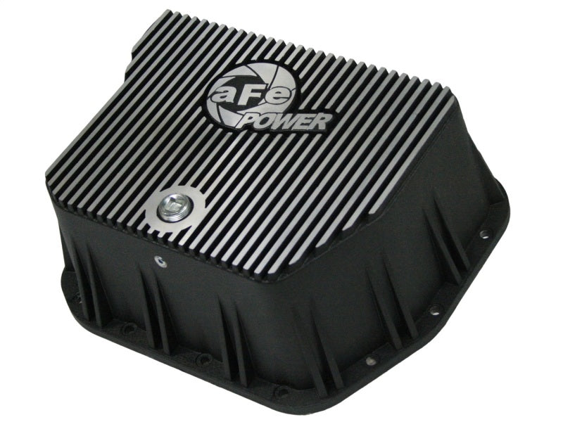 Couvercle de boîte de vitesses aFe Power Cover usiné COV Trans Pan Dodge Diesel Trucks 94-07 L6-5.9L (td) usiné