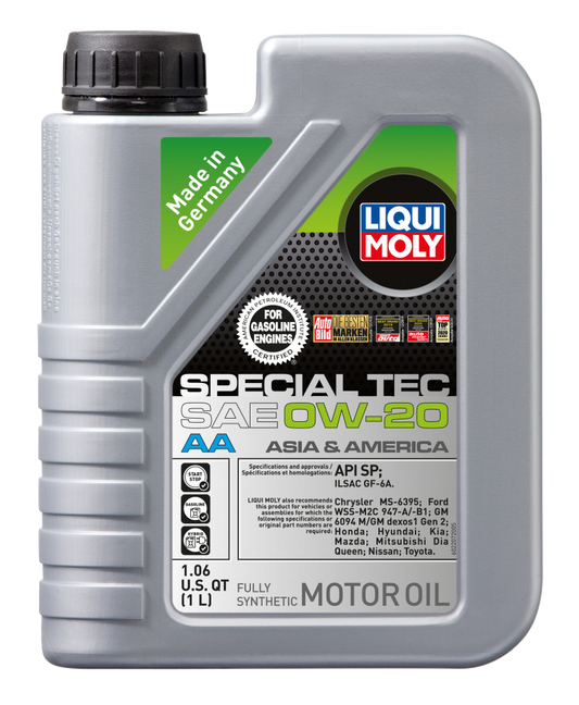 LIQUI MOLY 1L Special Tec AA Motor Oil SAE 0W20