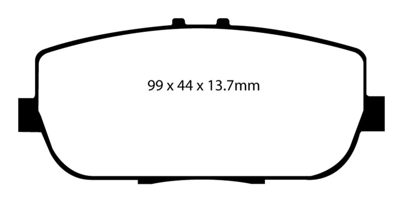 Plaquettes de frein arrière EBC 06-15 Mazda Miata MX5 2.0 Ultimax2