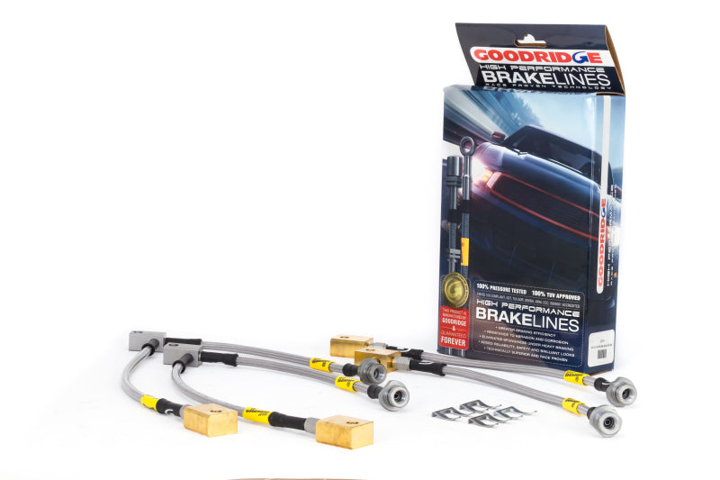 Kit de conduites de frein SS Goodridge 10-14 Nissan GT-R (de base uniquement)
