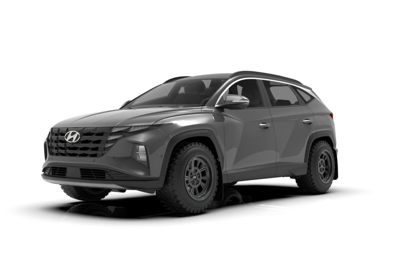 Garde-boue Rally Armor 2022 Hyundai Tucson Black UR avec logo gris