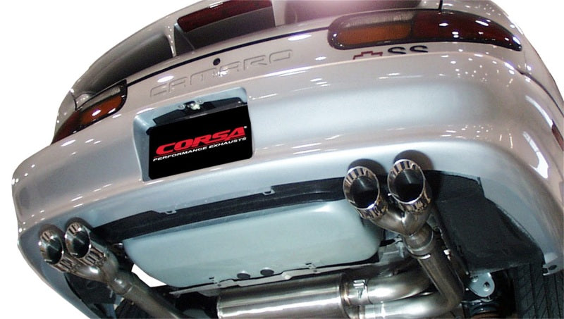 Corsa 98-02 Chevrolet Camaro Cabriolet Z28 5.7L V8 LS1 Échappement sport poli Cat-Back
