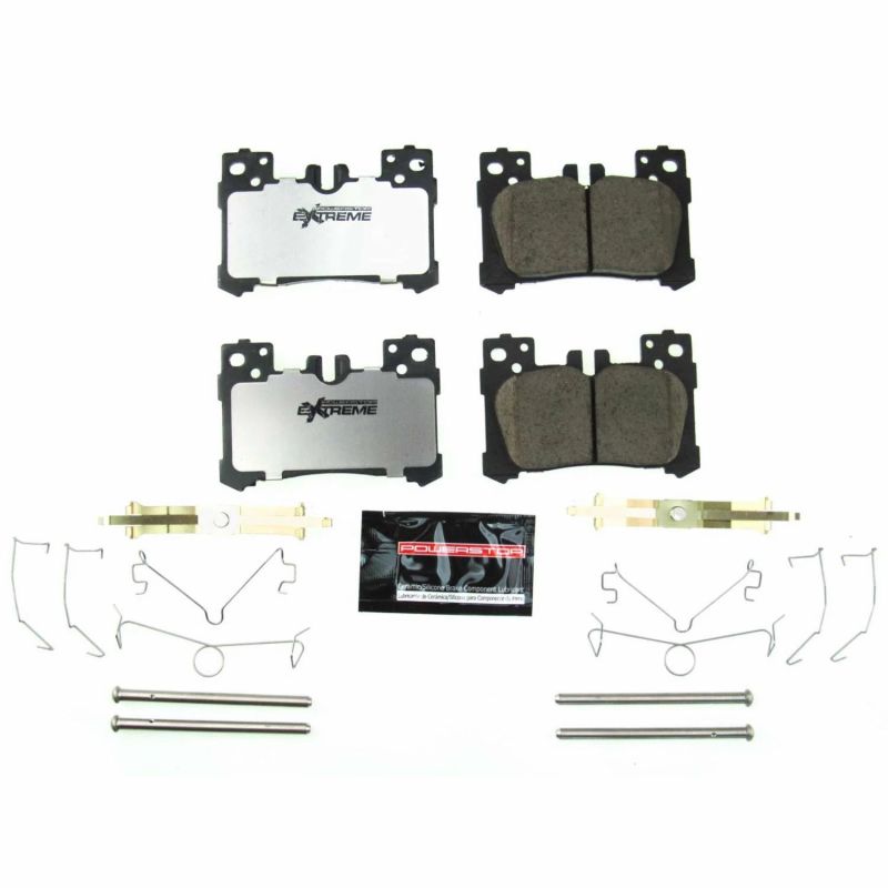 Plaquettes de frein arrière Power Stop 2018 Lexus LC500 Z26 Extreme Street avec matériel