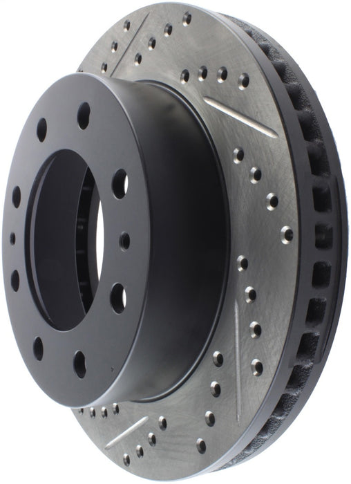 Rotor avant droit rainuré et percé StopTech 01-09 Chevrolet Silverado 2500HD 3500