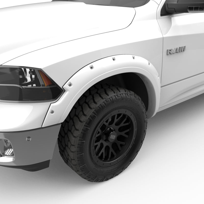 EGR 09+ Dodge Ram LD Bolt-On Look Color Match Fender Flares - Set - Bright White