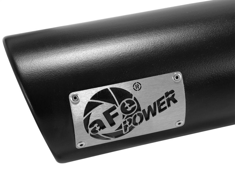 Mise à niveau de l'embout d'échappement noir aFe Power 09-15 Dodge Ram 3.0L/5.7L
