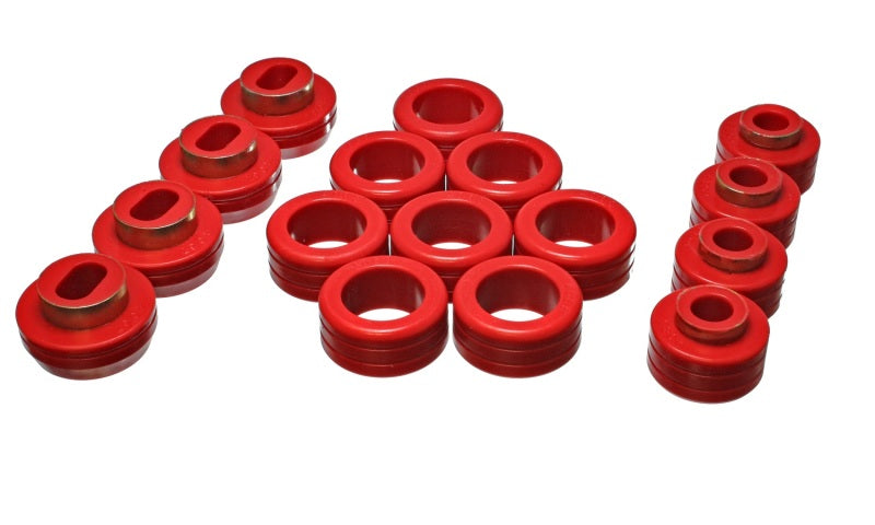 Kit de montage de carrosserie Energy Suspension S10 - Rouge