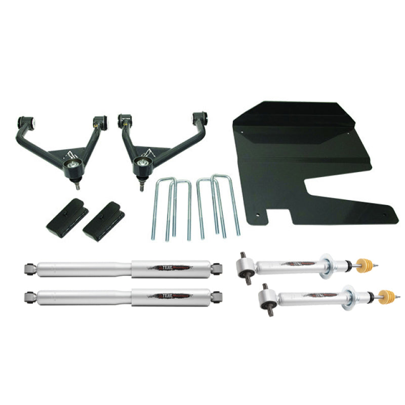 Kit de suspension Belltech 19-20 Chevrolet Silverado / GMC Sierra 1500 4WD 4 pouces avec amortisseurs