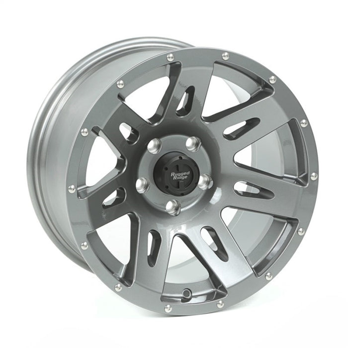 Roue Rugged Ridge XHD Gun Metal 17x9 5 sur 5 JK/JL/JT