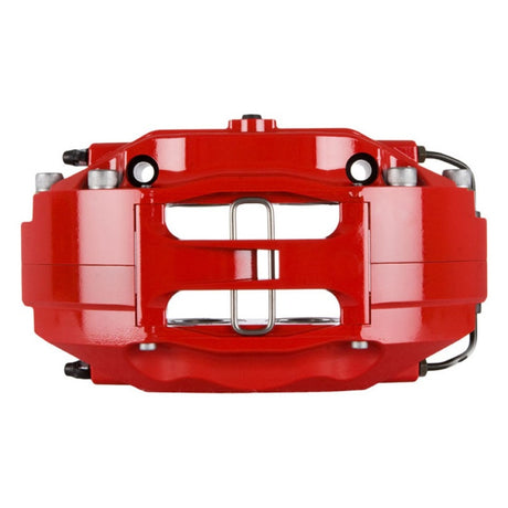 Étriers avant rouges StopTech 05-14 Ford Mustang GT BBK ST-40 1 pièce 355x32 Rotors fendus