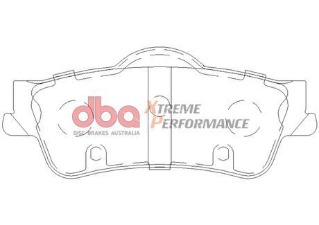 Plaquettes de frein arrière DBA 08-09 Pontiac G8 3.6 Base/6.0 XP650