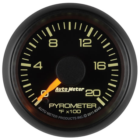 Kit de jauge pyrotechnique Autometer Factory Match Chevy 2-1/16 po FSE 0-2000
