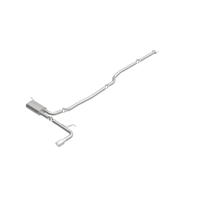 Catback MagnaFlow, SS, 2,5 po, Street, passage simple en ligne droite. Embout poli de 4 po, Ford Fusion 2,5 L 2015