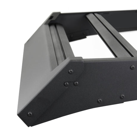 Barres de toit à profil bas Go Rhino 16-23 pour Toyota Tacoma DC Ceros - Tex. Blk