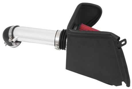 Kit d'admission d'air pour Jeep Cherokee L6-4.0LF/I Spectre 91-01 - Poli avec filtre rouge