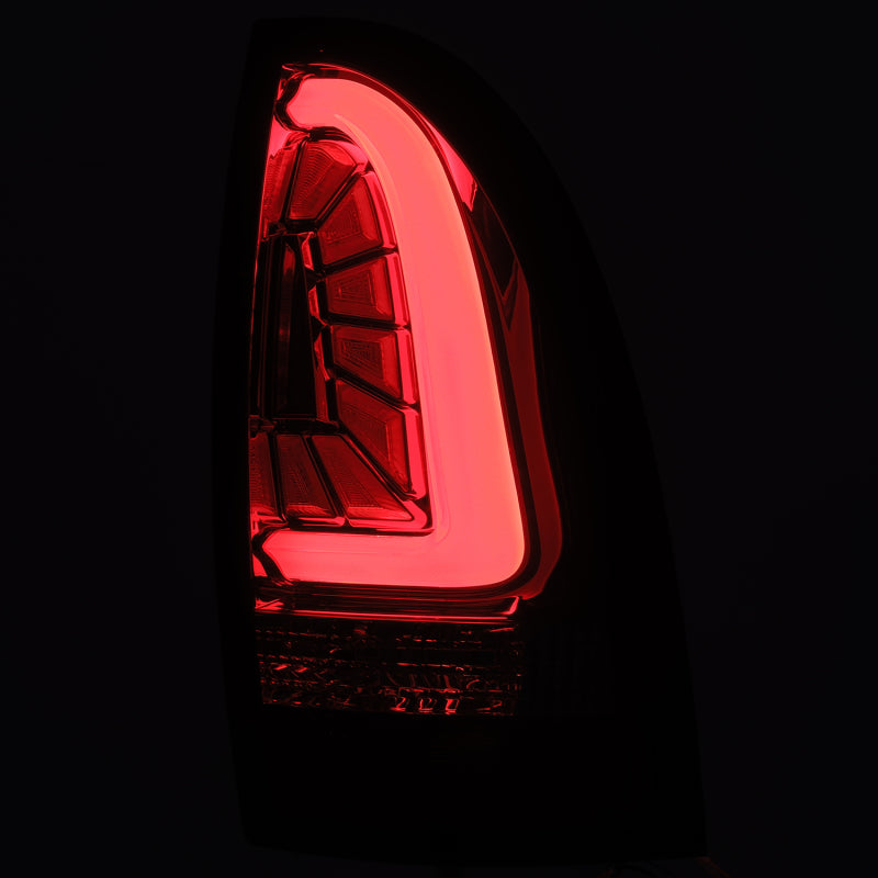 Feux arrière à LED AlphaRex 05-15 Toyota Tacoma PRO-Series Rouge Fumé