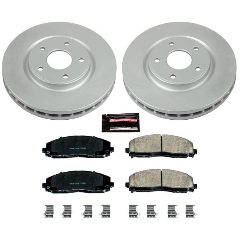 Kit de freins avant Power Stop 17-19 Chrysler Pacifica Z17 Evolution Geomet avec revêtement