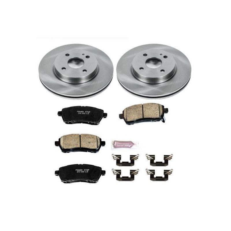 Power Stop 11-14 Mazda 2 Front Autospecialty Brake Kit