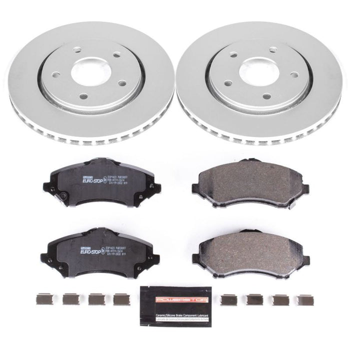 Kit de freins avant Euro-Stop Power Stop 08-16 Chrysler Town &amp; Country