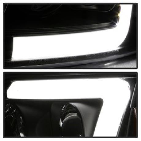 Phares de projecteur à barre lumineuse Spyder 97-03 Ford F-150 (après 6/1997) - Noir (PRO-YD-FF15097V2-LB-BK)