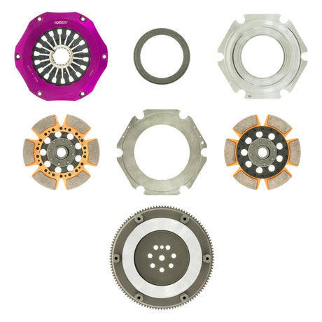 Embrayage à disque rigide Exedy 96-06 Mitsubishi Lancer Evo (Gen 4-7) Hyper Twin Cerametallic Type de traction